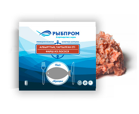 Minced salmon