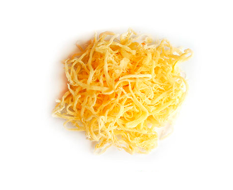 Salted and dried squid chips